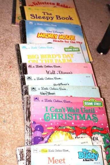 Variety of Golden Books collection for kids 25+                 **Buyer Bring Boxes to Remove