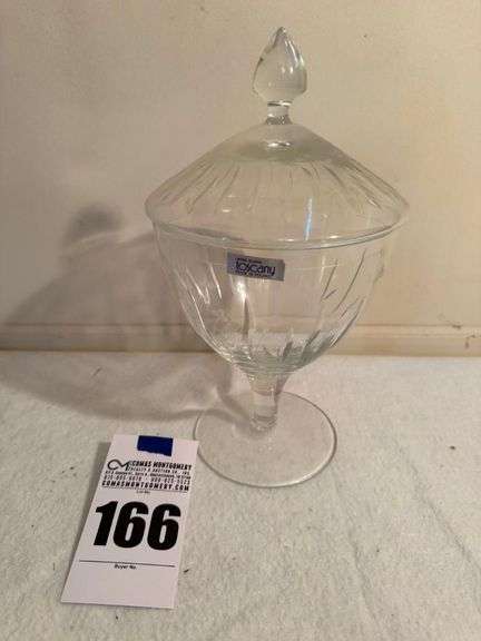 Tuscany Hand Blown Glass Candy Dish Made in Poland