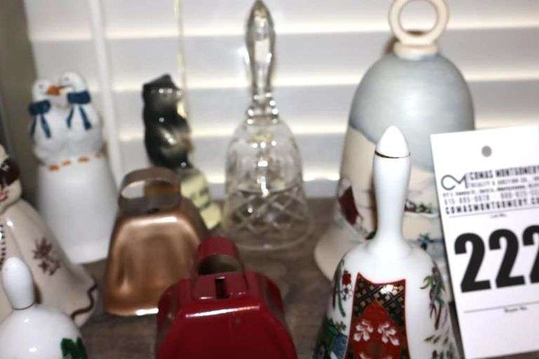 Variety of Bells (metal, porcelain, glass etc.)