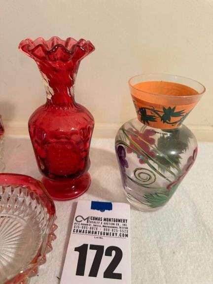 Vases and Bowls - Assorted Glassware