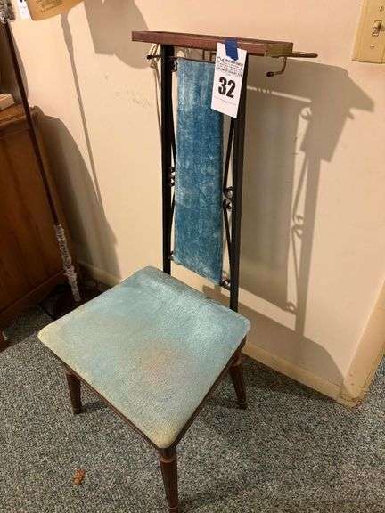 Mid Century Modern Vintage Style Valet Butlers Chair