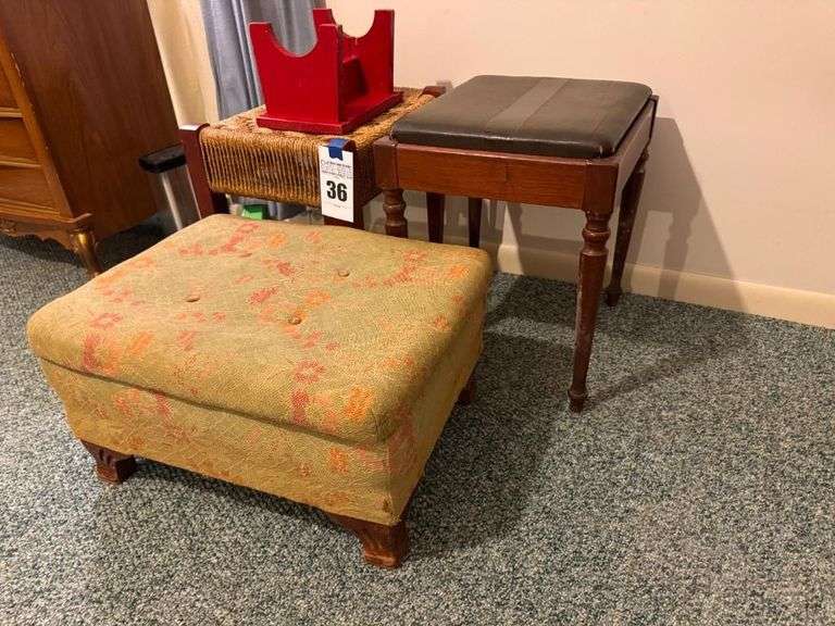Footstools and Small Stools - Assorted Set of 4