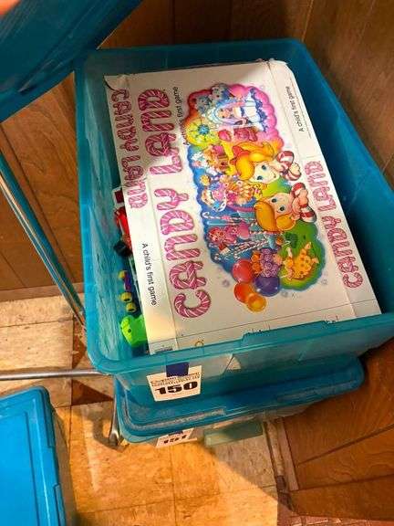 Box Lot of Toys and Games incl Candy Land