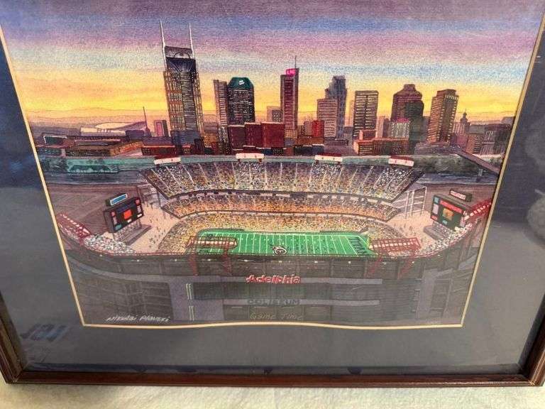 Nikolai Plavski Framed Print of Nashville Titans Stadium