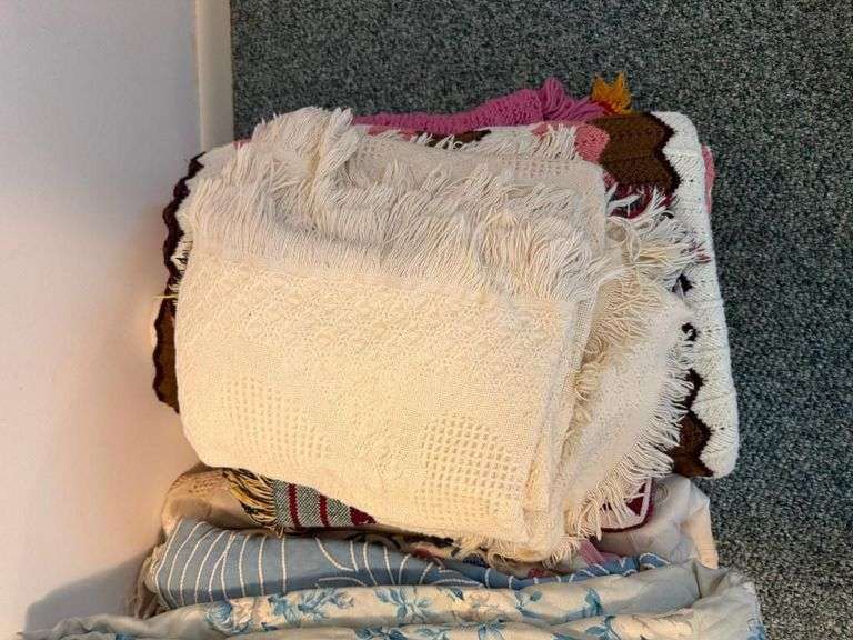 Assorted Blankets and Quilts - Variety of Styles and Textures