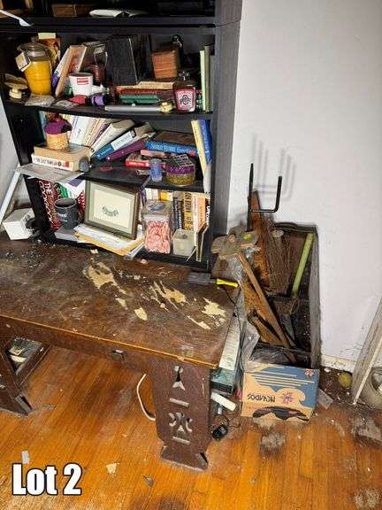 Salvage Lot- Misc. Items Including- Furniture, Artwork, Extension Cords, Tools, Etc. (BUYER RESPONSIBLE FOR REMOVAL)