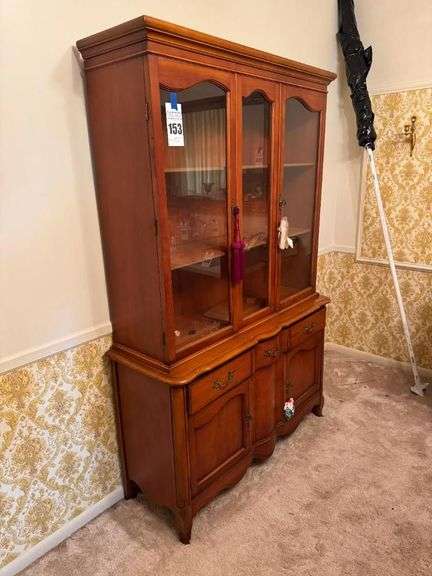 Wood Hutch Cabinet