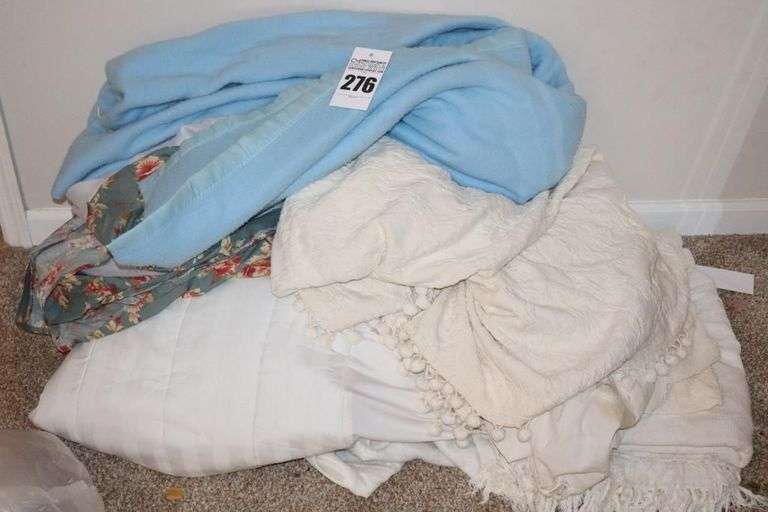 Variety of Bedding - Sheets, Blankets, Mattress Cover, Electric Blanket etc.