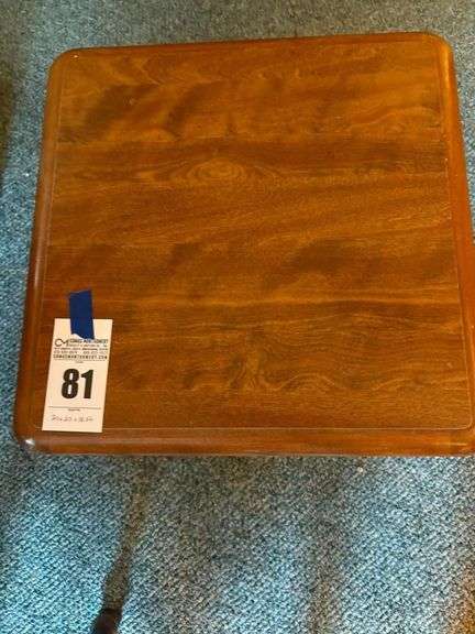 Square Wooden Side Table