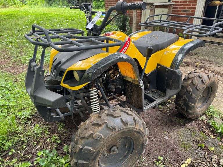 Apollo 125CC Yellow ATV with Reverse