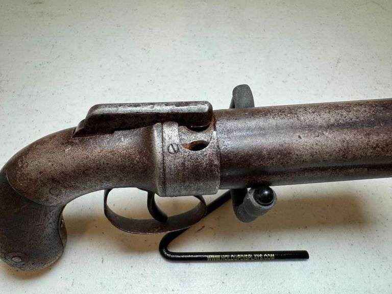 Six-Shot Pepperbox Black Powder Pistol Patented Oct 16 1865