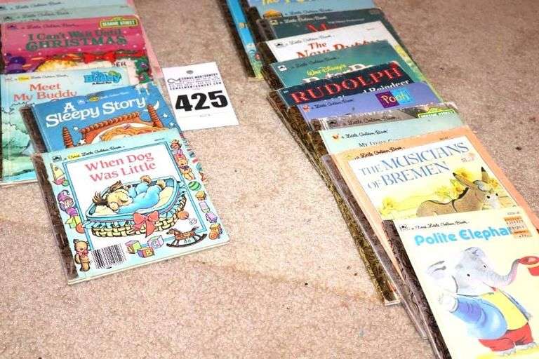 Variety of Golden Books collection for kids 25+                 **Buyer Bring Boxes to Remove