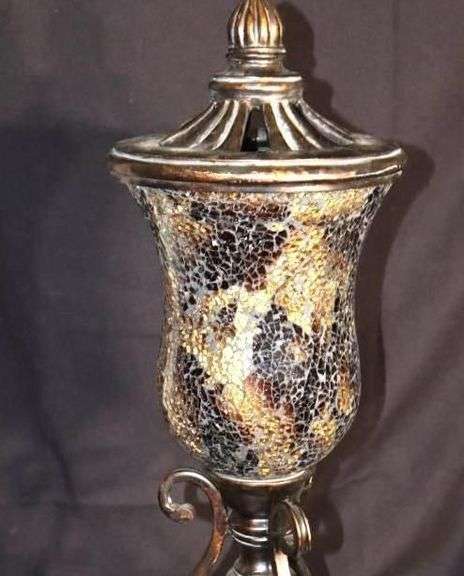 Decorative Table Lamp with unique Globe 21"x8"