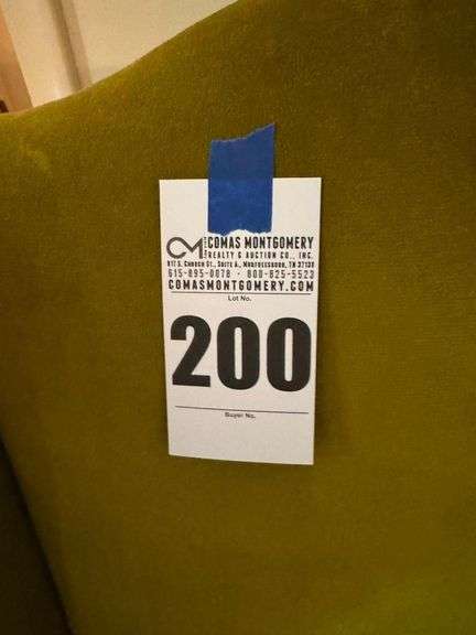 Upholstered Wingback Accent Chair by Sherrills