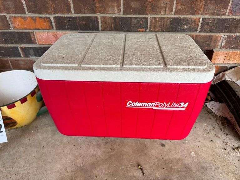 Assorted Home and Garden Items: Cooler and Planters