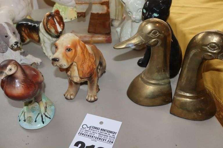 Variety of Animal Figurines (Brass, Ceramic, Porcelain, Marble etc.)