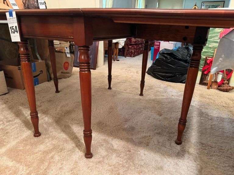 Wood Drop Leaf Dining Table