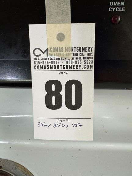 GE Electric Range - Model J BS03 V1WH