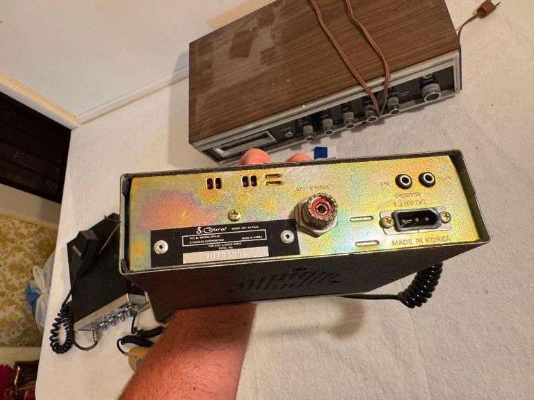 Electra Radio Corp Stereo Receiver and Two Cobra CB Radios