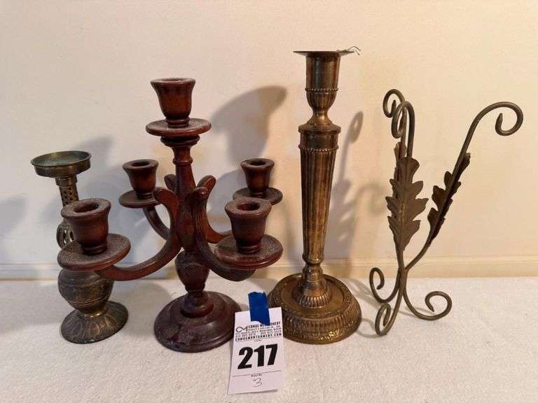 Assorted Candlestick Holder Collection