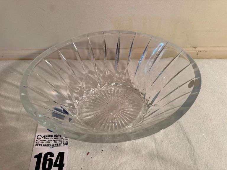 St. George Crystal Lead Glass Bowl