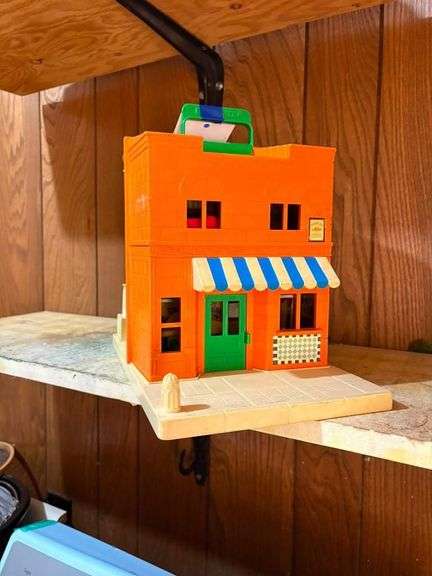 Vintage Style Sesame Street Foldable Playset