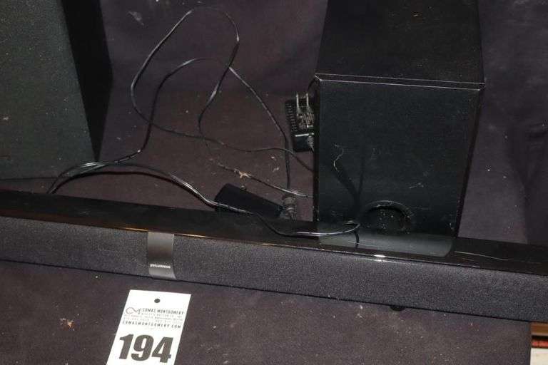 Sylvania Sound bar and speaker & additional Sony Speaker