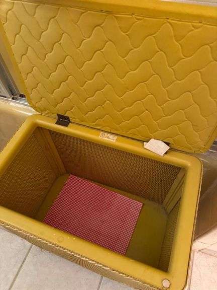 Vintage Harvey Wicker Laundry Hamper