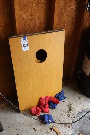 Superior Corn Hole Game with several Beanbags image