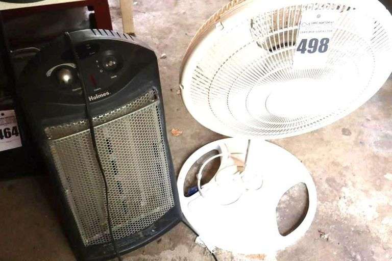 Galaxy Floor Fan & Holmes Electric Heater image