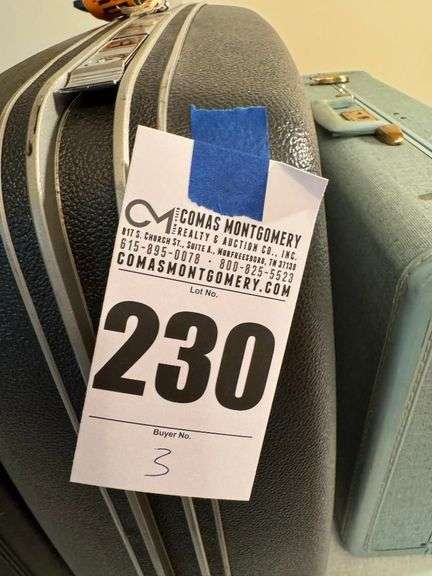 Set of Three Suitcases: Samsonite and American Tourister