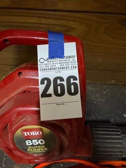 Toro 850 Super Blower Shredder Vac with Extension Cord