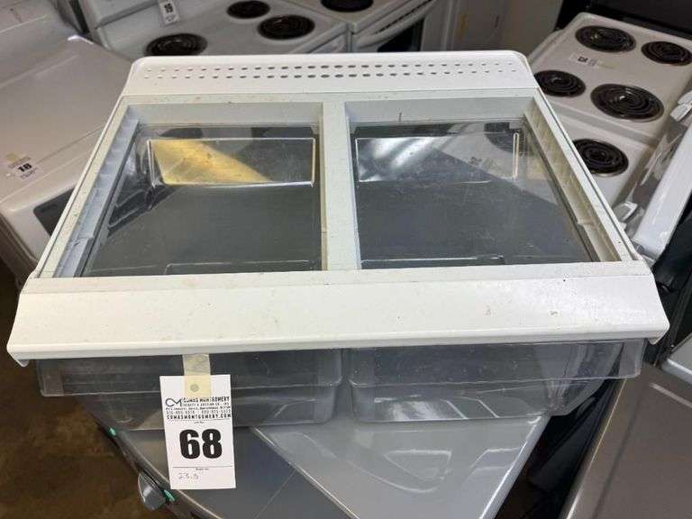 Side-by-Side Refrigerator Drawer Bin