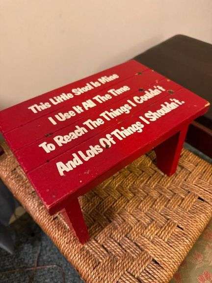 Footstools and Small Stools - Assorted Set of 4