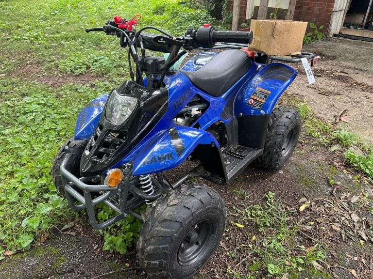 Hawk REX 110cc Blue ATV - Model CY110ATV-2 (Carburetor needs to be cleaned)