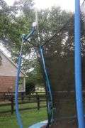 14 Foot Trampoline With Full Net, Padding, and Basketball back (no net/goal)                            **Buyer Bring Help To Remover