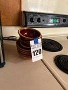Lot of 6 Woven Style Bowls and 4 Oven Proof USA Brown Bowls