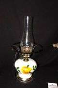 2 Table Lamps -  top globe on one missng