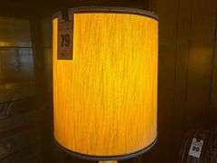 Vintage Style Brass Table Lamp with Large Shade