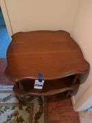 Accent Table with Lower Shelf
