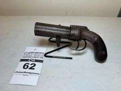 Six-Shot Pepperbox Black Powder Pistol Patented Oct 16 1865