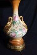 Vintage Ceramic/Porcelain Table Lamp with shade    25"x16"