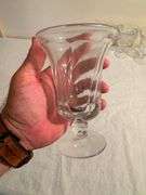 Lot of Clear Glass Footed Dessert Cups or Goblets - Box of Approx. 20