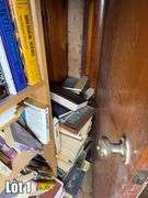 Salvage Lot- Misc. Items Including- Computer, Monitor, Lamps, Shelving, Etc. (BUYER RESPONSIBLE FOR REMOVAL)