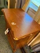 Wood 3-Drawer Nightstand