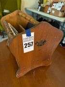 Wooden Magazine Rack