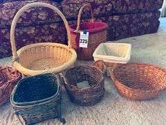Assorted Woven Baskets - Lot of 7