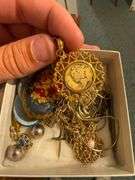 Costume Jewelry with Stand and Box