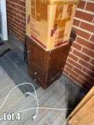 Salvage Lot- Misc. Items Including- Glassware, Furniture, Clothe Rack, Window, Jumper Cables, Etc. (BUYER RESPONSIBLE FOR REMOVAL)