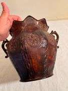 Decorative Lidded Pot with Handles